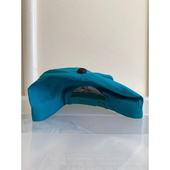 San Jose Sharks The Cap Co Snapback Teal Black Blue Hockey NHL Adjustable 90s - Picture 3 of 8